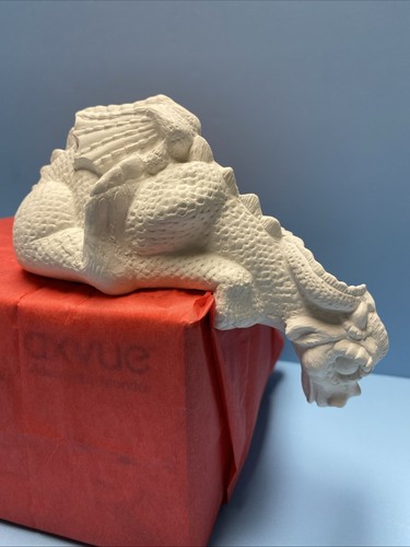 Ceramic bisque dragon shelf - ceramic,